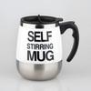 Automatic Stirring Coffee Cup, Stainless Steel, Magnetic Mixing Cup, Milk, Tea, Coffee Mug, Portable Thermal Cups, 450ml