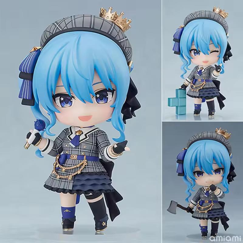 10Cm #1979 Hoshimachi Suisei Anime Girl Figure Vtuber #2741 Usada Pekora Action Figure Desk Decor Collection Model Doll Toy Gift