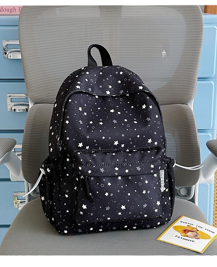 Schoolbag Candy Color Backpack Female Korean Version Girl Versatile School Bag Female Large Capacity Junior High School Student College Student