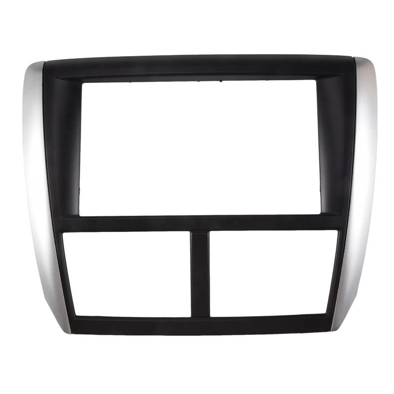 Portable Double Din Car Radio Fascia For Subaru Forester 2008-2012 Impreza 2007-2012 Radio Stereo Dash Installation Trim Kit Fra