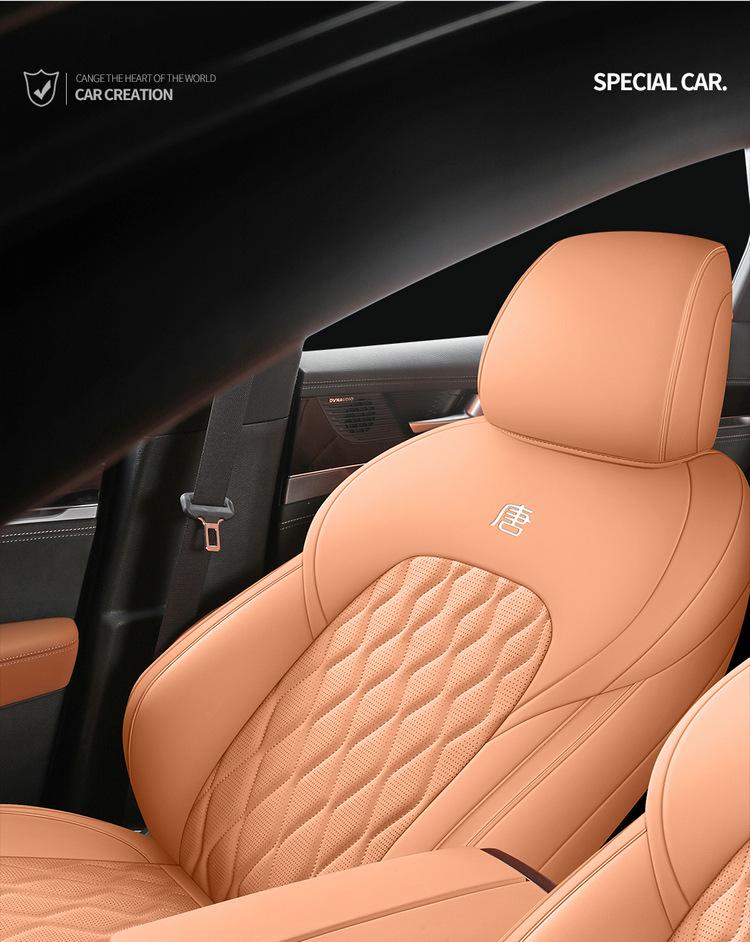 2024 BYD Tang DMI Champion Edition Car Seat Cover for EV Seven-Seater - Full Wrap, All Seasons.