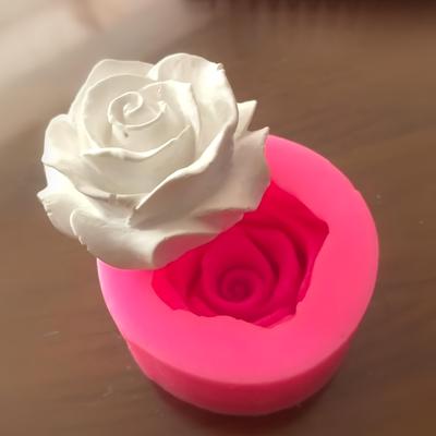 Stampi multiuso in silicone per fiori di rosa - Set versatile da 2 pezzi per cioccolato, fondente, candele e saponi, facile rilascio e pulizia