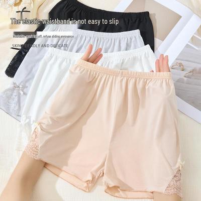 Damen Sommer Anti-Exposure Eis Seide Spitze Sicherheitsshorts - Locker, Bequem als Basisschicht