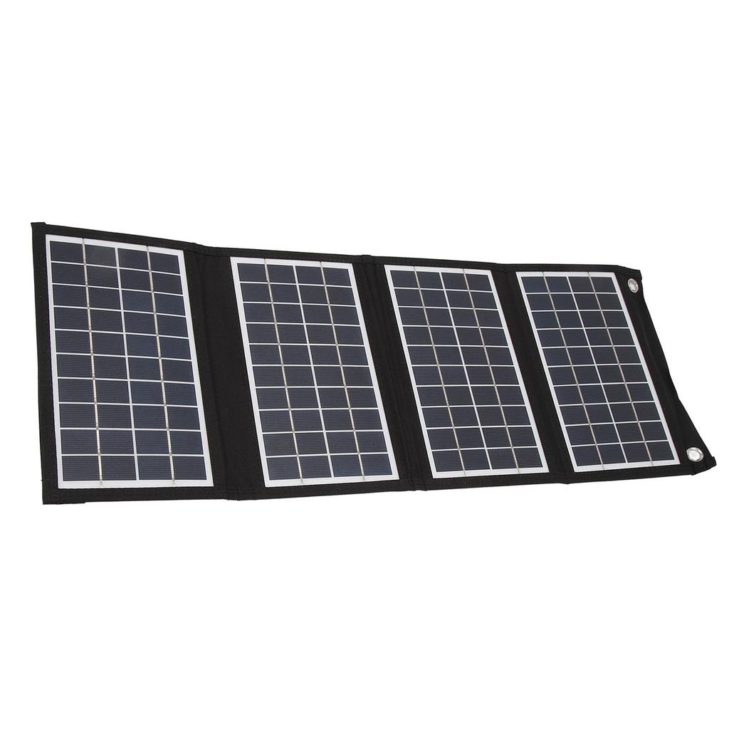 Solar Folding Bag 30W 5V Portable Solar Panel Charger with Dual USB Output for Mobile Phone Travel