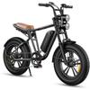 ENGWE M20 - Vélo Électrique 20" - Autonomie 75km - Batterie 48V13Ah - Tout suspendu - Shimano 7 vitesses - VTT fat bike, Noir