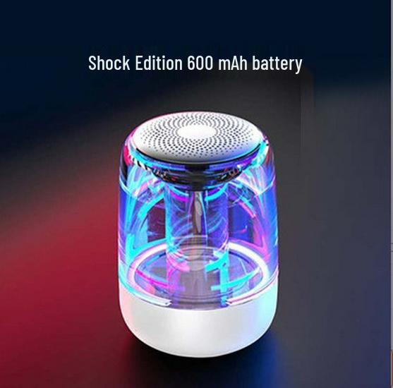 Portable Wireless Bluetooth Speaker with Colorful Night Light and Bass Stereo