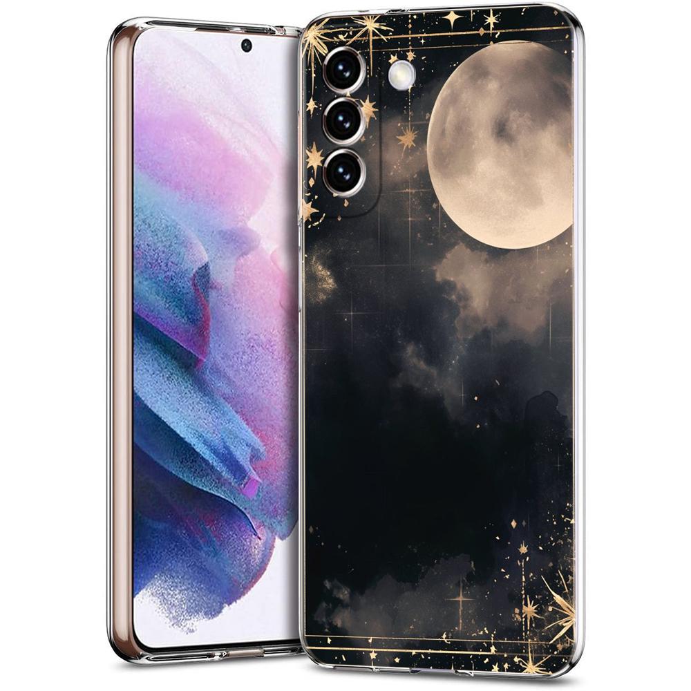 Transparent Phone Case Cover for Samsung Galaxy S25 S24 S23 S22 S20 S21 FE Ultra S10 S10E Plus Fashion Starry Sky Stars Pattern