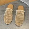 Mesh Women's Slippers Flats Designer Shoes Casual Woman Sandals Summer 2025 Fashion Flip Flops Walking Slides New Mujer Zapatos