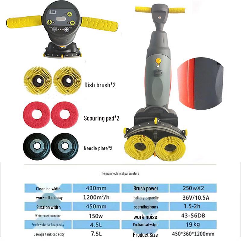 Компактная ручная поломоечная машина Ally