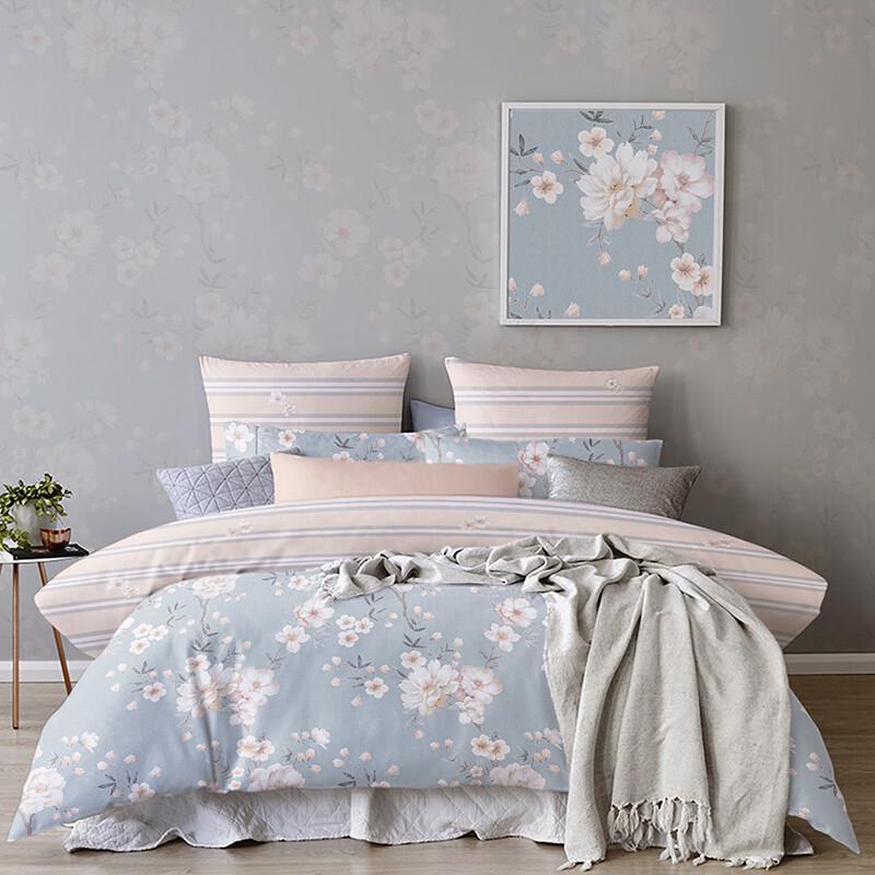 LOVO Floral 4-Piece Bedding Set
