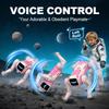 Magic Flip AI Trick Robot Dog, Voice Control via 2.4GHz Remote, Smart Programming, Cool Eye Lights, for Kids & Tech Enthusiasts