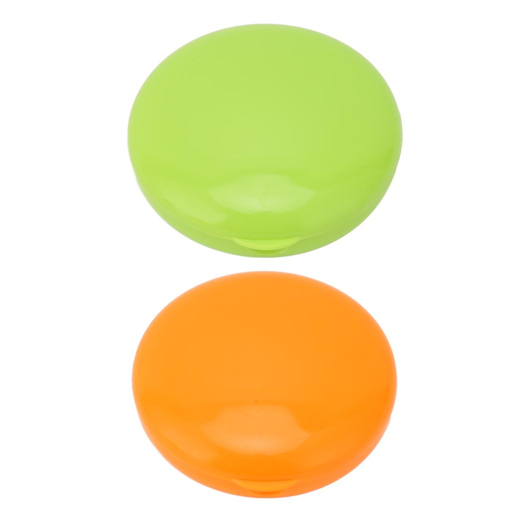 Seven Grids Rotating Pills Box Round 7 Compartments Pills Organizer for Home Travel