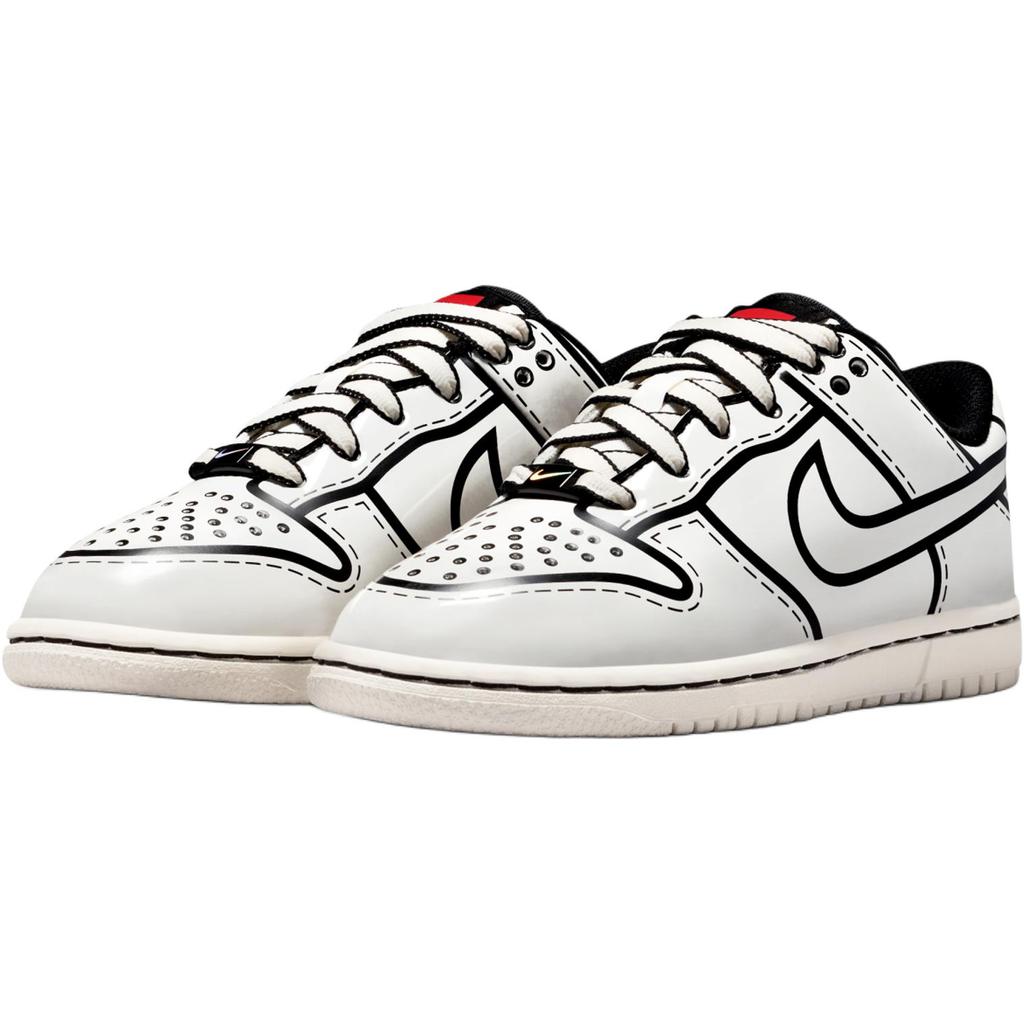 Nike LEGO x Dunk Low PS Sail Kids Sneakers Cream Black Rush-Red II7288-100