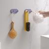 Stick On Hook Double Hanging Not Damage Installation Home Organization Versatile Self Adhesive Hook for Bathroom Kitchen