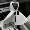 Car Shifter Hoodie Halloween Ghost Gear Stick Hoodie Automotive Interior Wide Fit Funny Accessories For Travel Family Outings