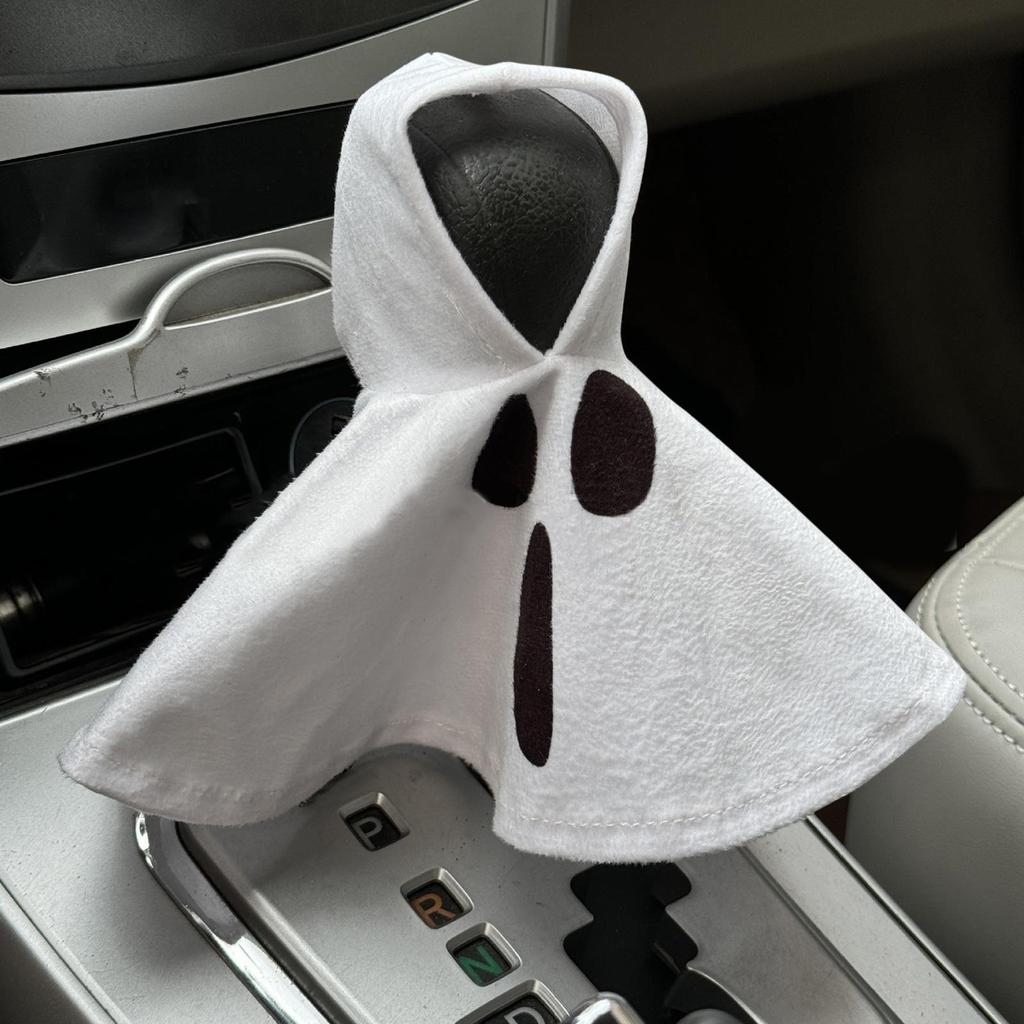 Car Shifter Hoodie Halloween Ghost Gear Stick Hoodie Automotive Interior Wide Fit Funny Accessories For Travel Family Outings
