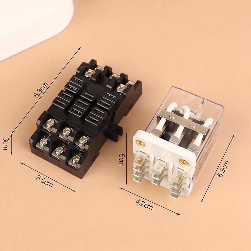 Intermediate Relay Jqx-38F 3Z 40A Power Relay Electromagnetic Relay Dc12V Dc24V Ac220V