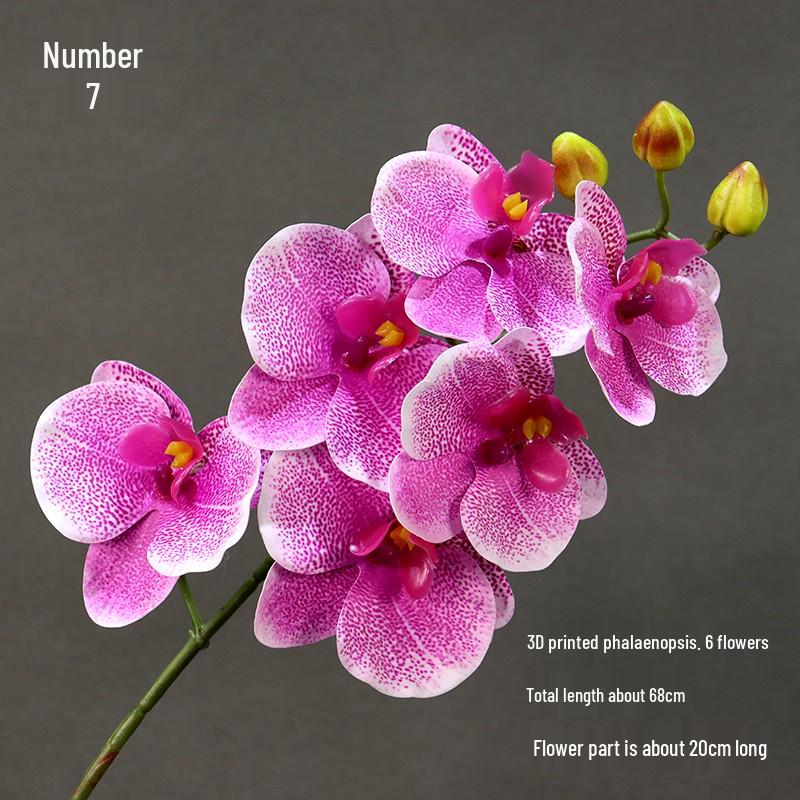 

Искусственный цветок Фаленопсис Ветреница для гостиной, свадебные украшения, декор прихожей и ресторана.