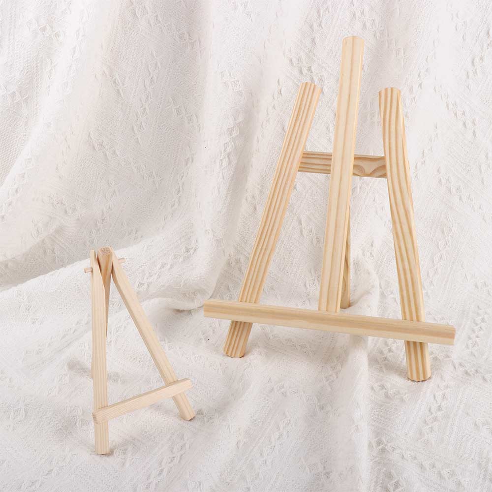 Artist Multifunction Small Wooden Holder Painting Easel Shelf Display Stand
