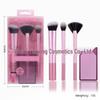 American RT Series 1997 Makeup Brush & Sponge Set: Includes Blush, Blending, Eyeshadow Brushes & Beauty Sponge, Exclusive for Foreign Trade.