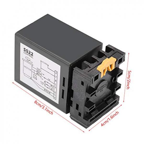 SS-22 Motor Speed Controller, AC 220V SS-22 50/60Hz Motor Speed Regulator Controller 90/1700RPM Motor Speed Controller Speed Control Switch