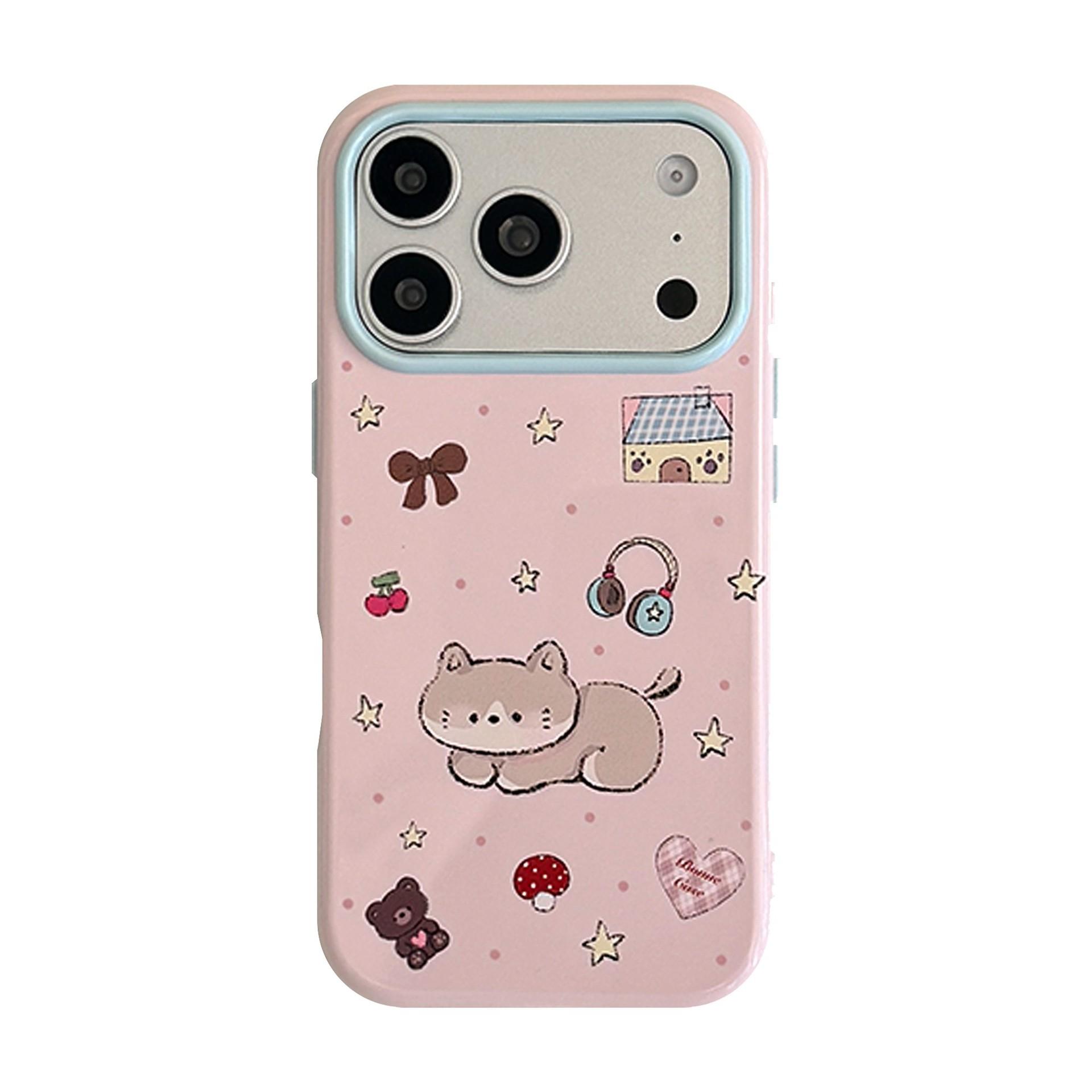 

Милий чохол для телефону з кошеням для iPhone 16, iPhone 17 та iPhone 17 Pro Max iPhone 17 Pro Max