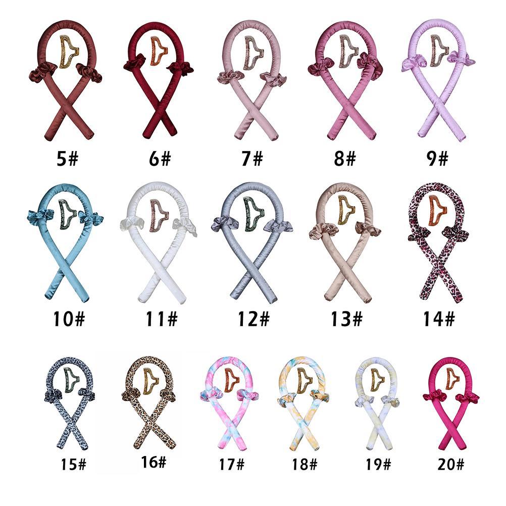 Heatless Curling Rod Headband No Heat Curls Ribbon Hair Rollers Sleeping Soft Headband Hair Curlers