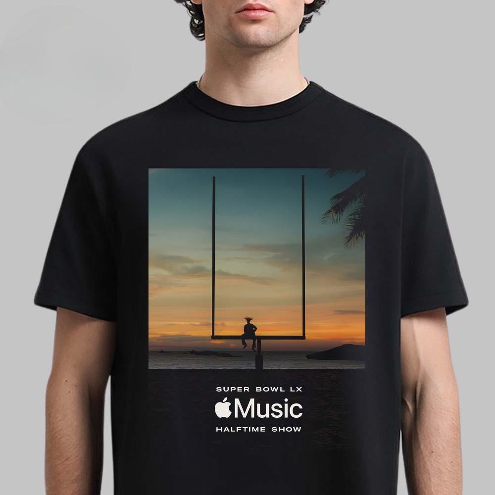 

Футболка Bad Bunny Хедлайнер Шоу в перерыве Супербоула LX 2026 Высококлассная роскошь для мужчин и женщин Топ Y2k 4XL