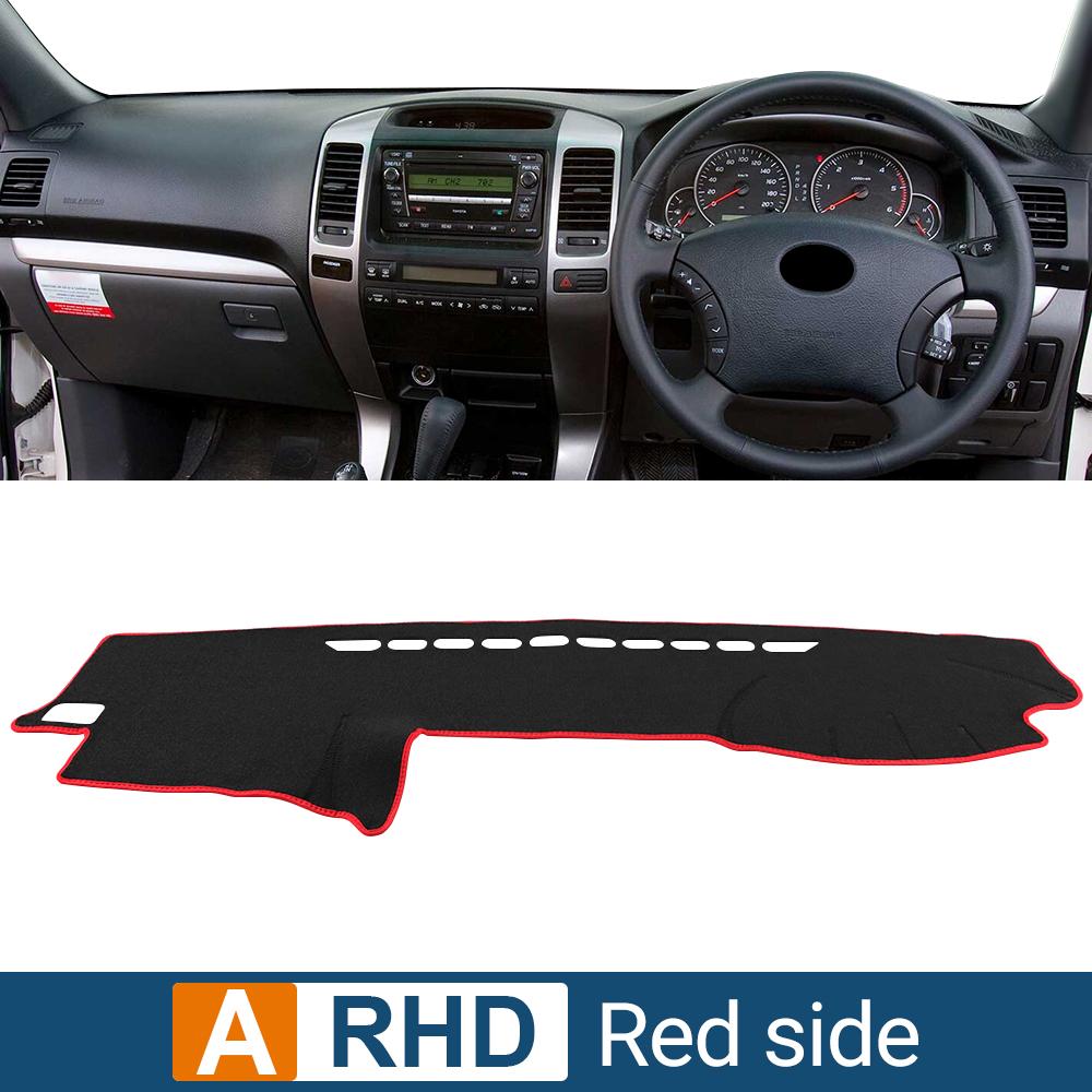 For Toyota Land Cruiser Prado 120 J120 2003-2006 2007 2008 2009 Car Dashboard Cover Avoid Light Pad Anti-UV Carpets Non-Slip Mat