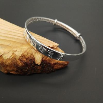Modisches Armband mit sechs wahren Worten für Damen, neues Push-Pull-Herzsutra-Armband für Herren als Geburtstagsgeschenk für Freunde