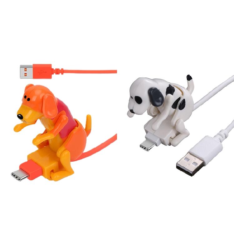 1.2M Funny Stray Dog Smartphone Charging Cable Type-C Cable Cellphone Charger