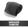 ESEWALAS Car Silicone Steering Wheel Cover,Soft Odorless Silicone Leather Texture Steering Cover,Universal 13-15Inch Car Steering Wheel Protector