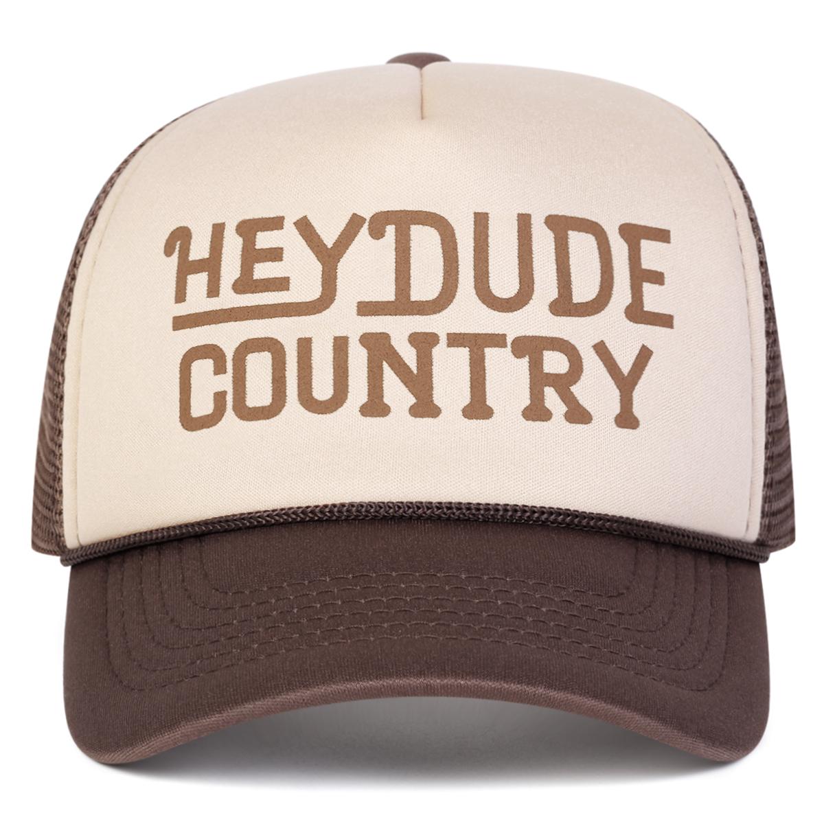 

Unisex HEY DUDE COUNTRY Letter Print Baseball Net Caps Spring Summer Outdoor Adjustable Casual Hats Sunscreen Hat Sports Cap коричневый