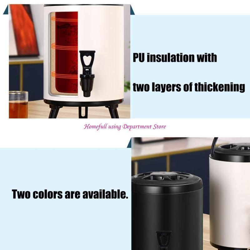 Doppelschichtiger Getränkespender Kommerzielle Qualität Aufbewahrungsbehälter für Bubble Teas