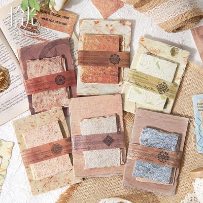 Ancient-Style Floral Embossed Paper Journal for Decorative Hand Account