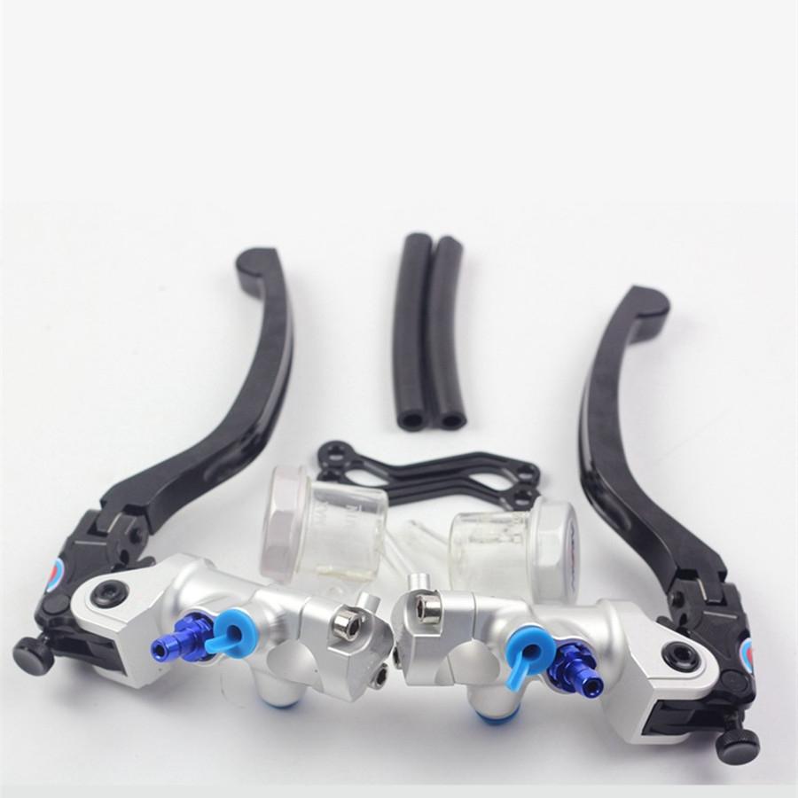 Universal CNC Aluminum Right + Left 17.5mm motorcycle brake clutch pump lever Radial master cylinder 7/8" 22mm For Yamaha Kawasaki Suzuki