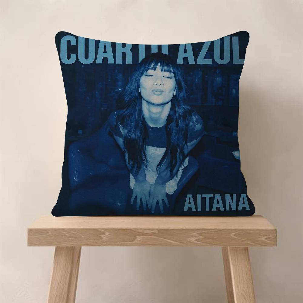 

Singer Aitana Cuarto azul Pillowcase toon Gift Cushion Cover Bedroom Home Sofa Chair Seat Decor pillow case 30x30cm