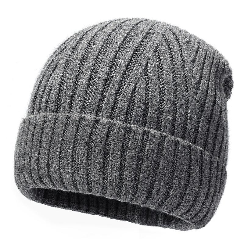 Winter Wool Hat Outdoor Cold-Proof Warm Ear Protection Knitted Hat