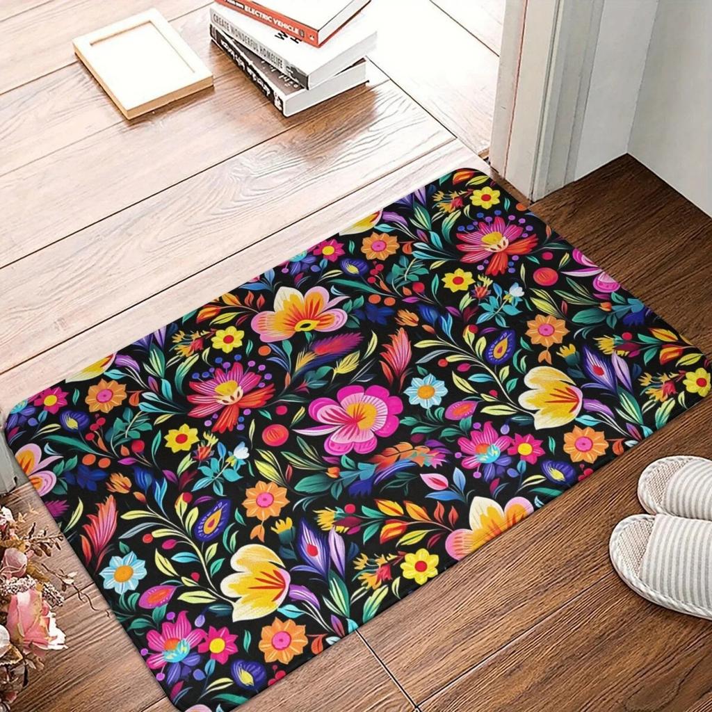 1PC Van Gogh painting Kitchen Rugs Non-Slip Door Mats Pop design Living room Rugs Bath Mat Carpet for Home Sink Laundry Decor