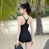 Swimming Suit Female One-piece Boxer Shows Slimming Covering Belly Sexy Conservative Vest Pool Competitive Swimsuit