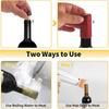 100Pcs Wine Bottle Cork Convenient Heat Shrink Wine Bottle Stoppers Protective Wine Cork for Home Kitchen Bar