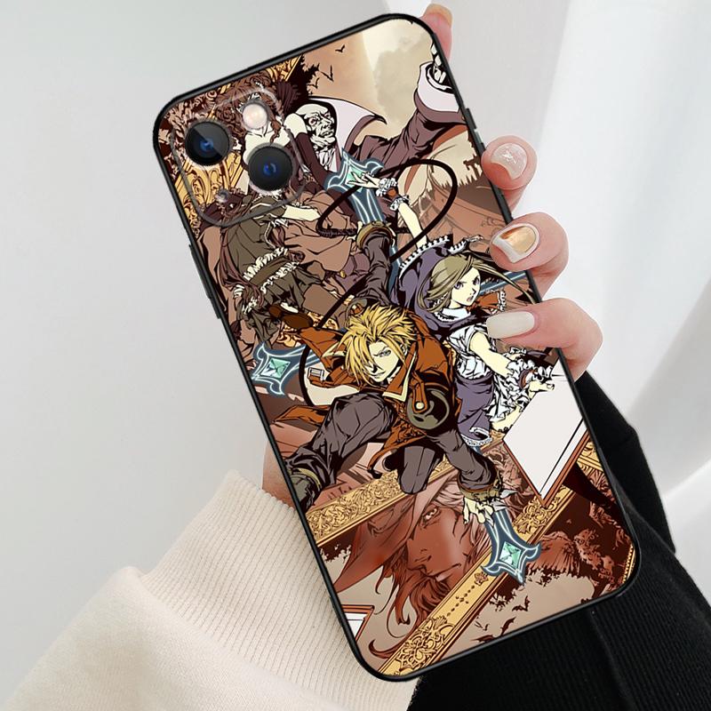 Castlevania Phone Case For iPhone 11 12 13 14 15 16 Pro Max Mini X XR XS Max Plus Cover Funda