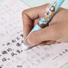Labubu Erasable Pen - Crystal Blue, Thermosensitive, Neutral Ink, Correct Posture Design, for Grades 2-3, Black Ink, Easy Erase