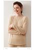 Women's Korean Style Cashmere Single-Button Pullover - Autumn/Winter Fashionable Knit Base Layer Sweater