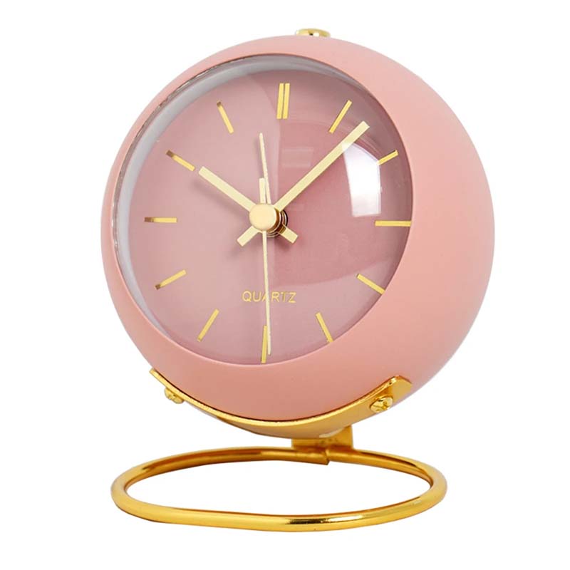 Creative Electronic Desk Clock Simple Children's Alarm Clock New Desktop Bedside Students Silent Luminous Pointer Clock