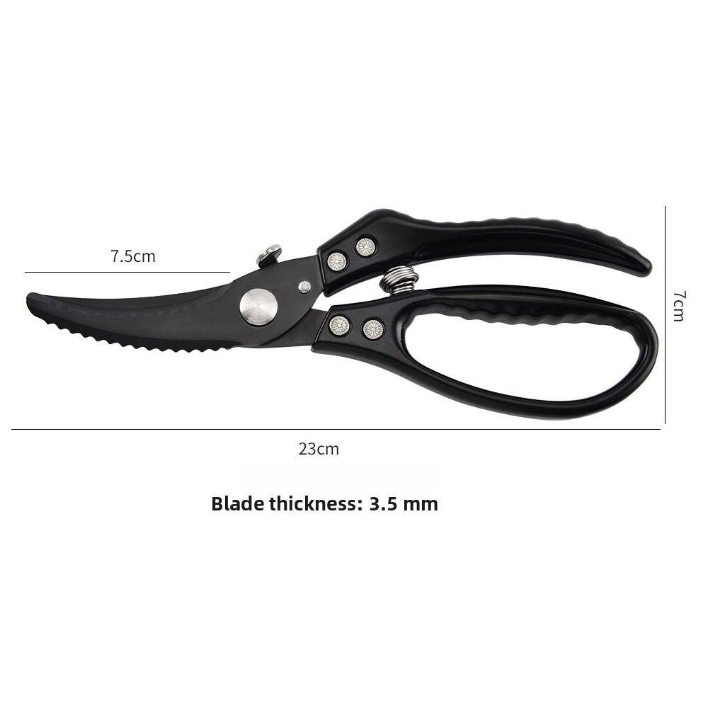 Heavy Duty 420J2 Stainless Steel Kitchen Scissors with Aluminum Alloy Handle for Food BBQ Meat Chicken
