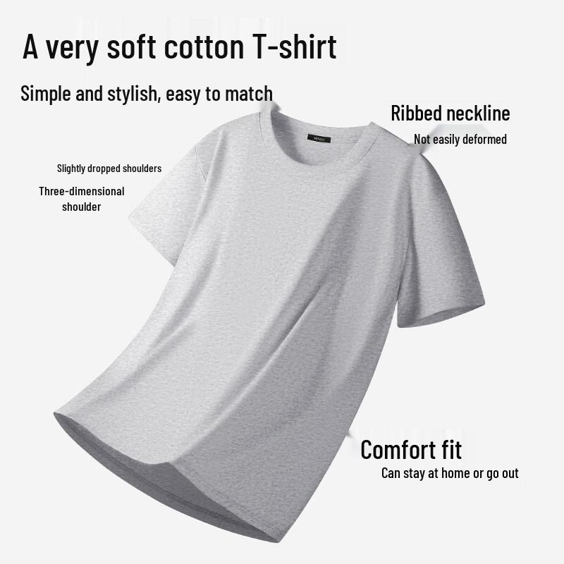 MINISO Men's Summer Cotton T-Shirt & Shorts Set