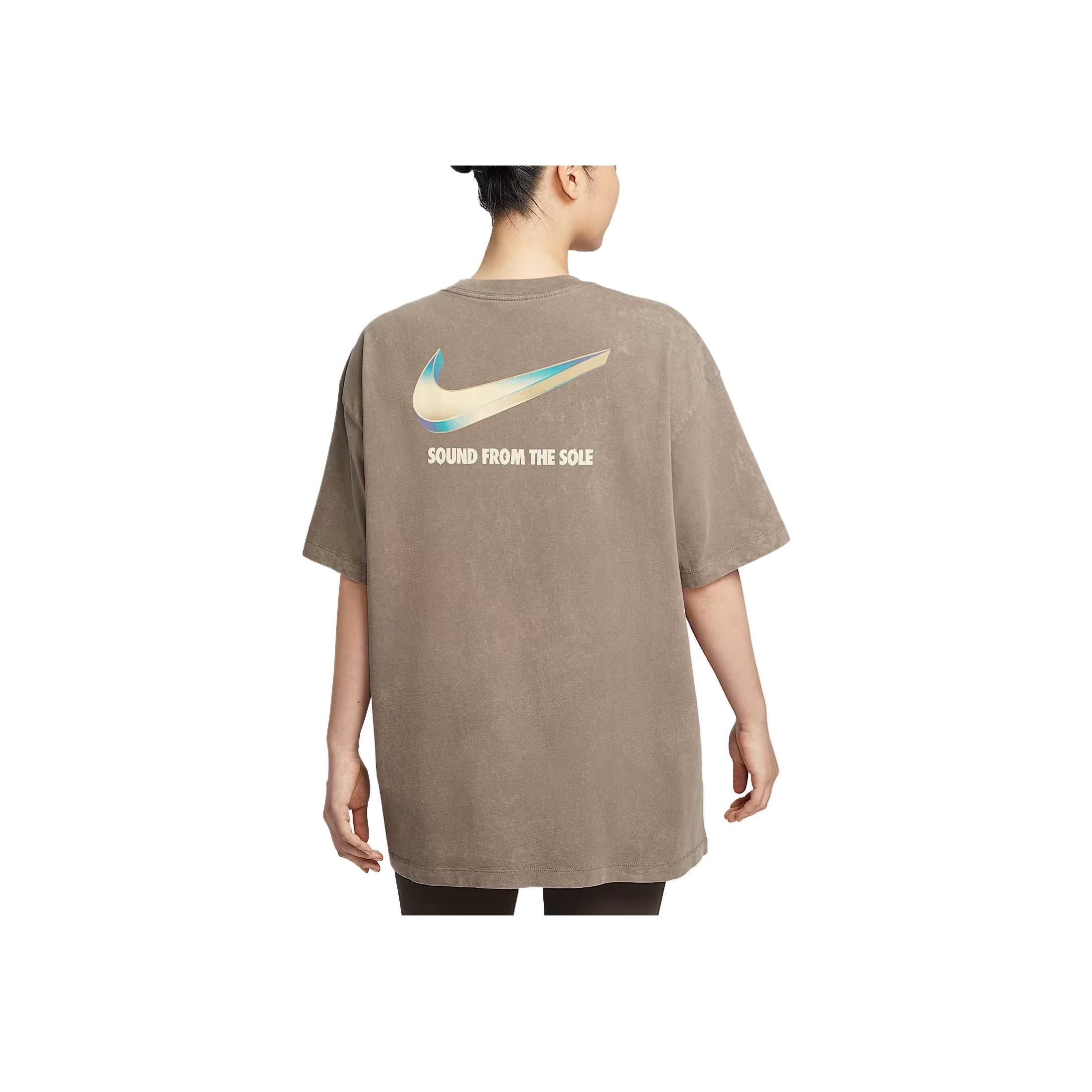 Nike Sportswear NSW Mink Brown Oversized Vintage T-Shirt Women s HF9692-214 M