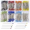 100pcs/box 3.2cm Pearl Pin Multi Colors Available DIY Handmade Clothing Positioning Needle Garment Accessory Sewing Accessories