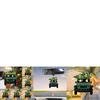 Green Acrylic Merry Hanging Ornament Funny Christmas Decoration Vehicles For